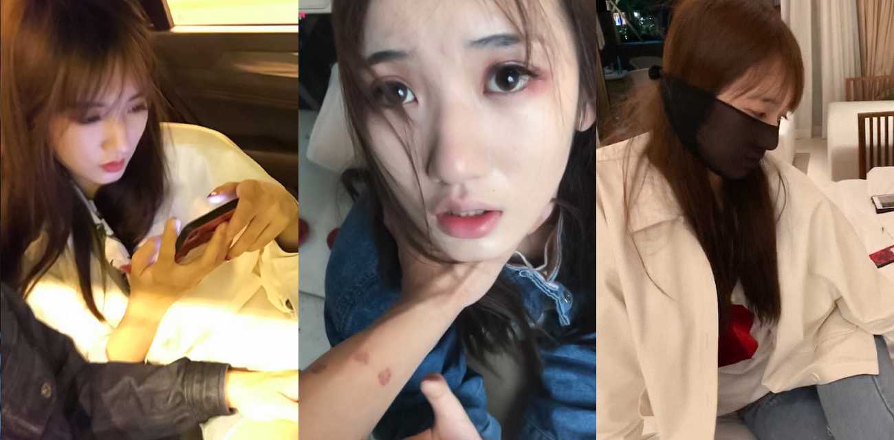 江大高颜值校花与男友性爱视频流出，跪地口交吞吐肉棒男友双指扣穴淫水喷溅，妥妥的反差母狗